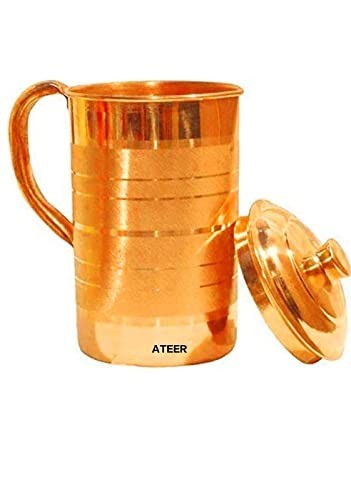 Pure Copper Pitcher Jug Hand Made 2 Litre| Ayurvedic Health Benefits