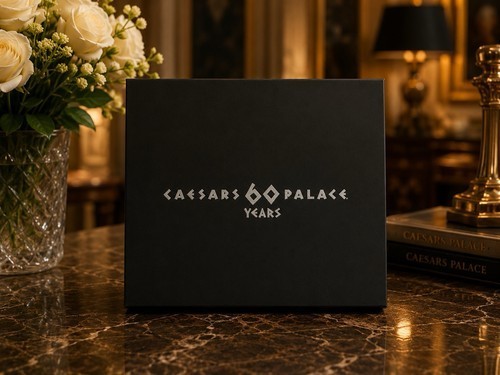 CAESARS PALACE Authentic Chandelier Crystal 1966 60th Anniversary Collectible