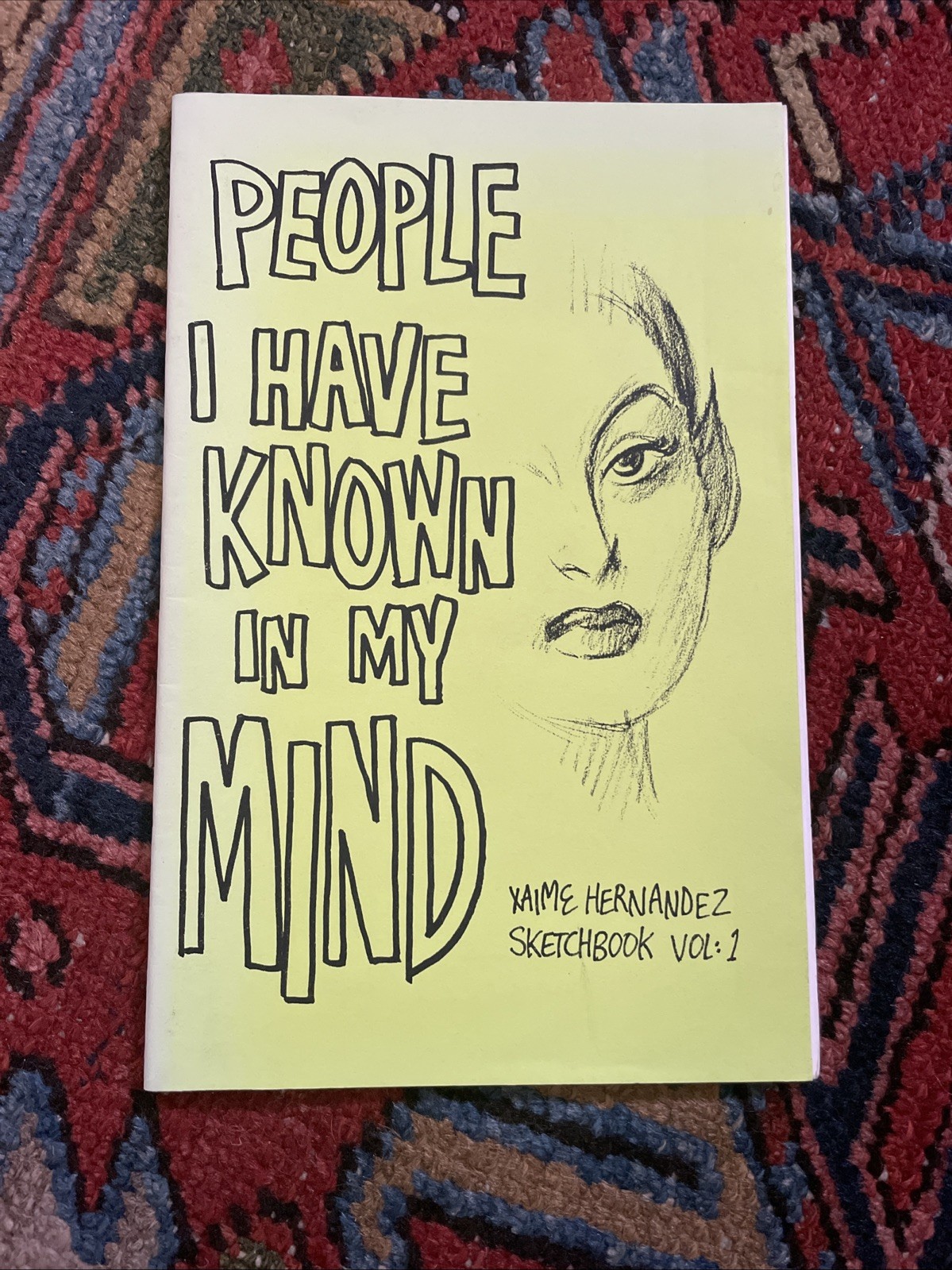 Vintage Jaime Hernandez People I Have Known in My Mind Vol 1 Sketchbook 1/50