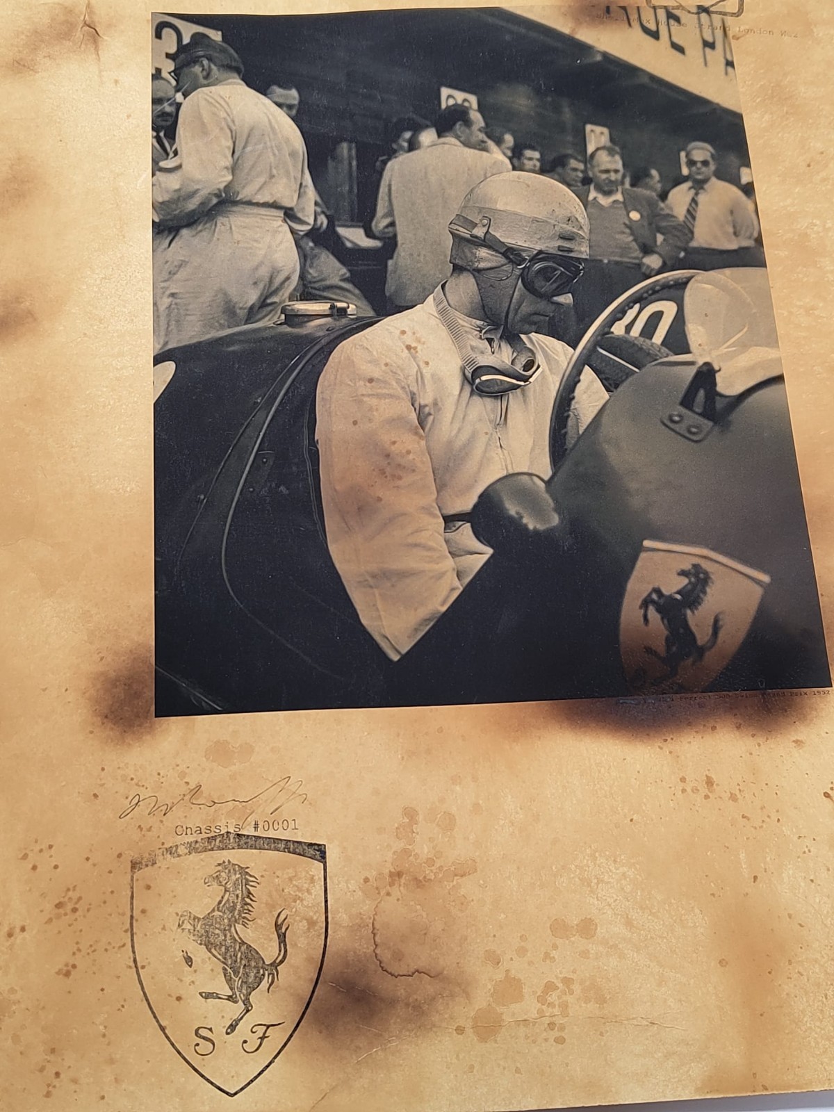 1952 Ferrari 500 André Simon Swiss Grand Prix Circuit Bremgarten F1