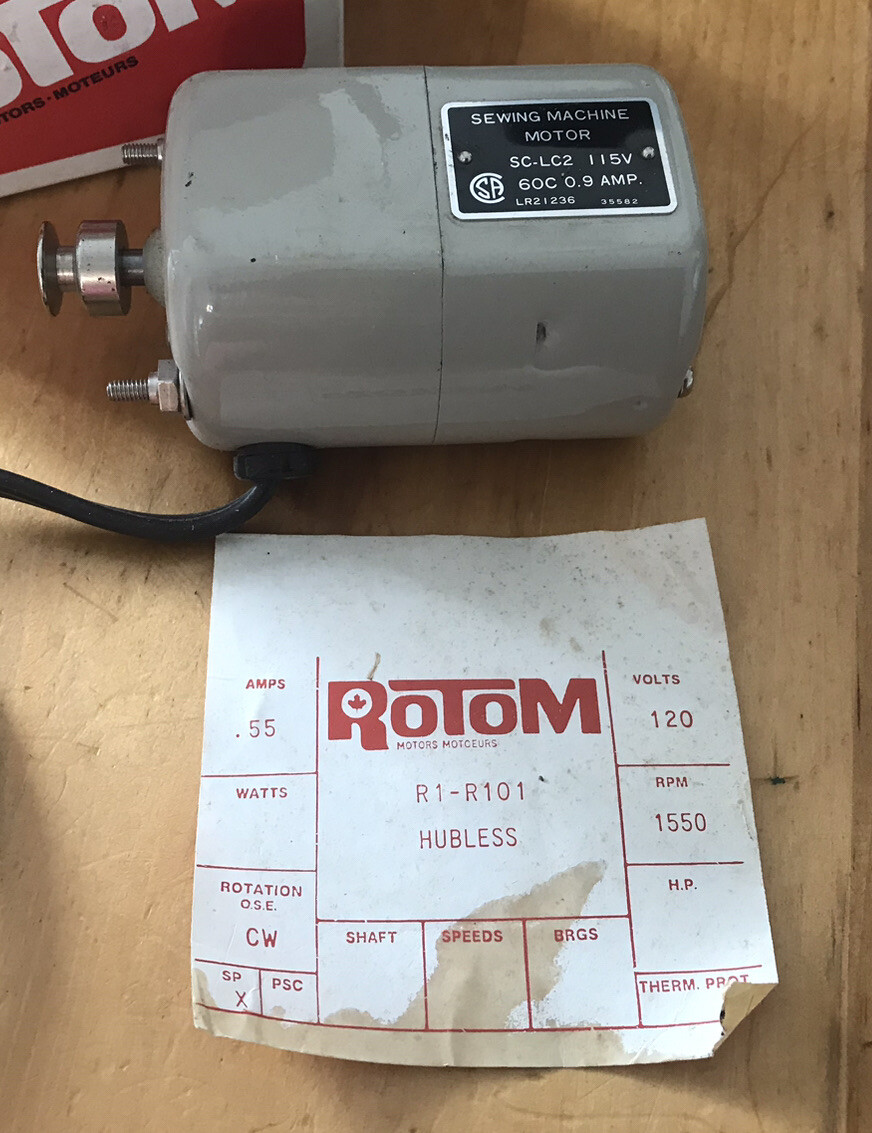 Rotom Sewing Machine Motor SC-LC2 115v 