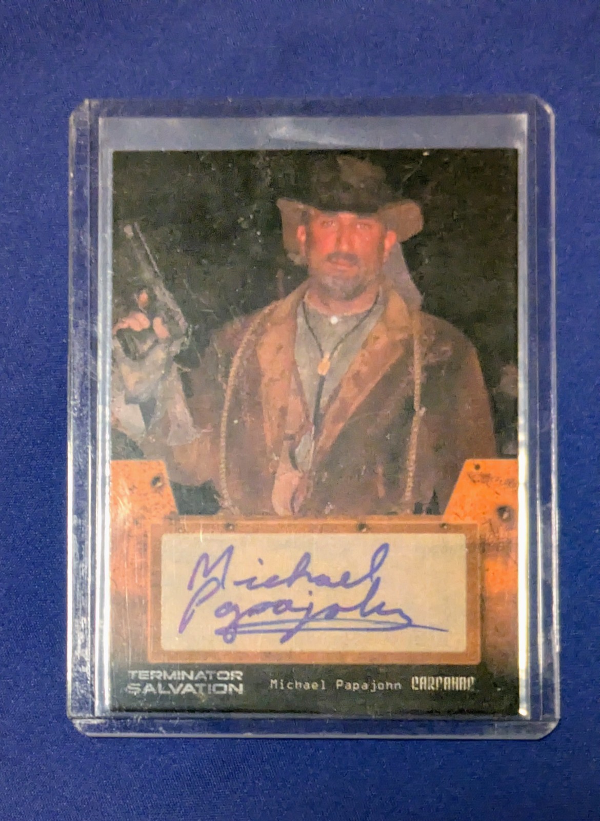 2009 Topps Terminator Salvation Michael Papajohn Autograph Card RARE NM-M