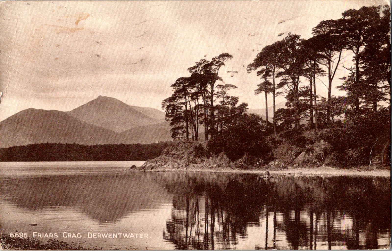 Friars Crag Derwentwater Keswick Cumbria England Postcard Friars Crag Derwentwater Keswick Cumbria England Postcard