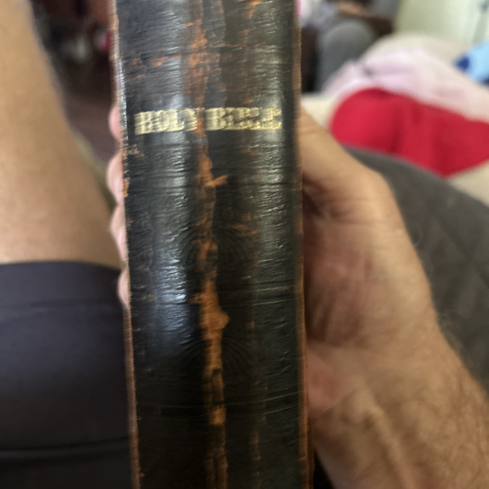 Antique Holy Bible Pocket Book