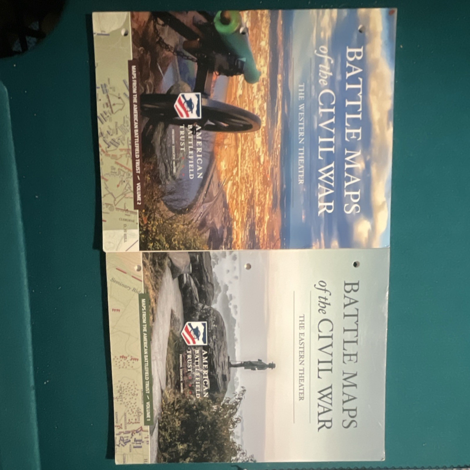 Civil War Battle Maps Book Lot: Eastern & Western Theater, Militaria Original