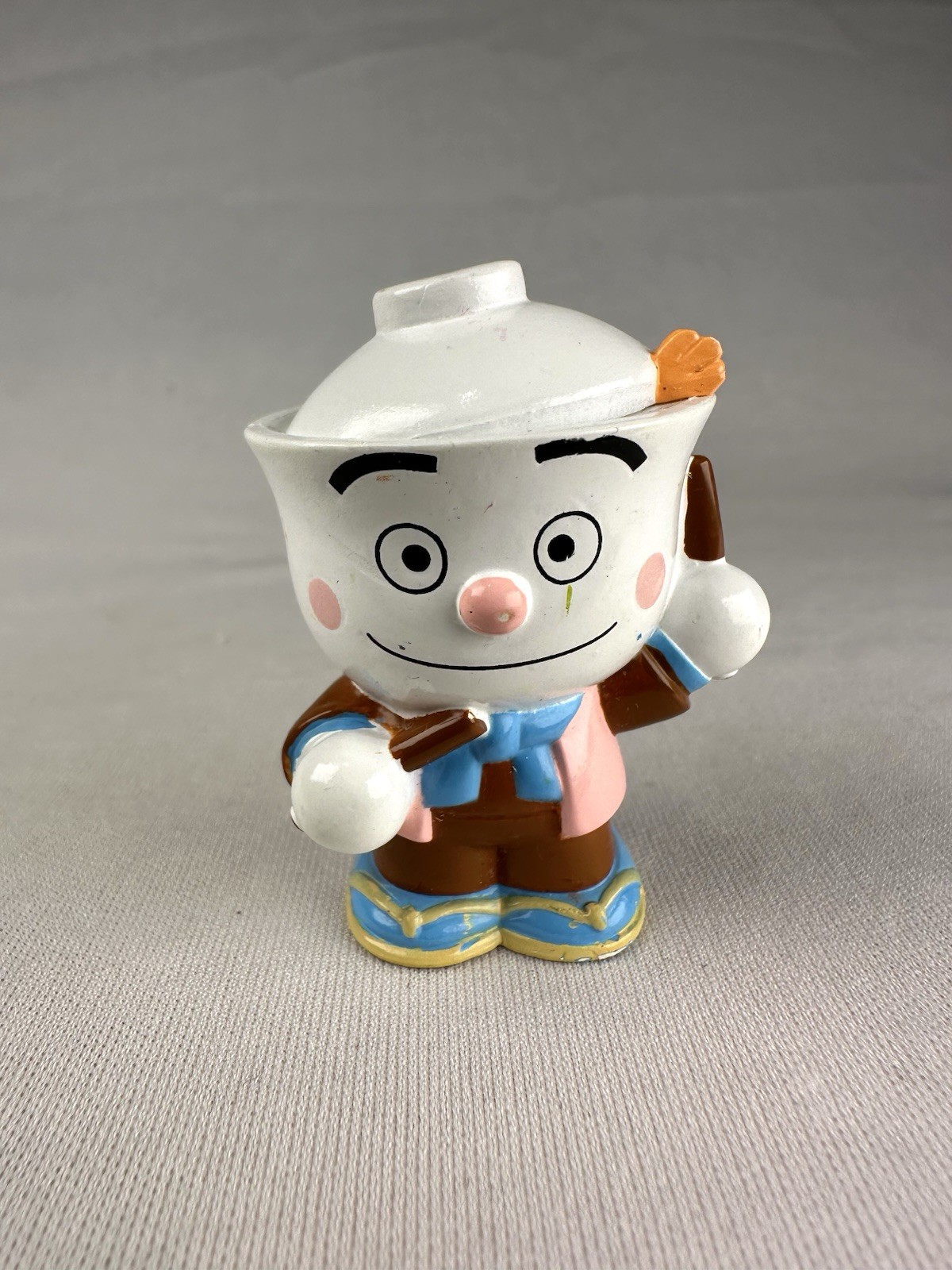 Rare Anpanman Tendonman Hard Vinyl/PVC Figure Toy Collectible