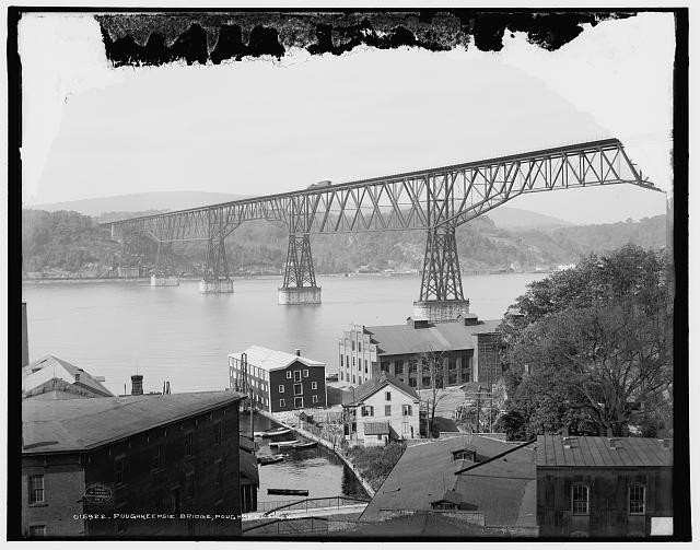 Photo:Poughkeepsie New York Poughkeepsie Bridge c1904 Hudson River Railway