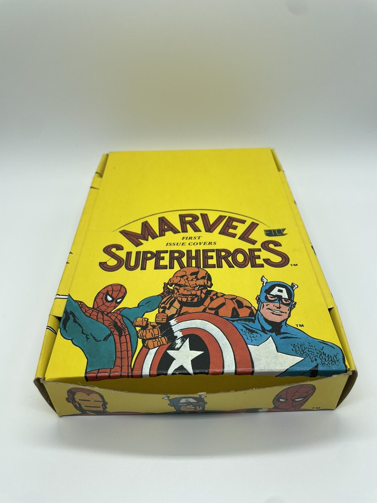 FTCC MARVEL FIRST ISSUE COVERS TRADING CARD BOX / 36 PACKS 1984 EXCELLENT COND