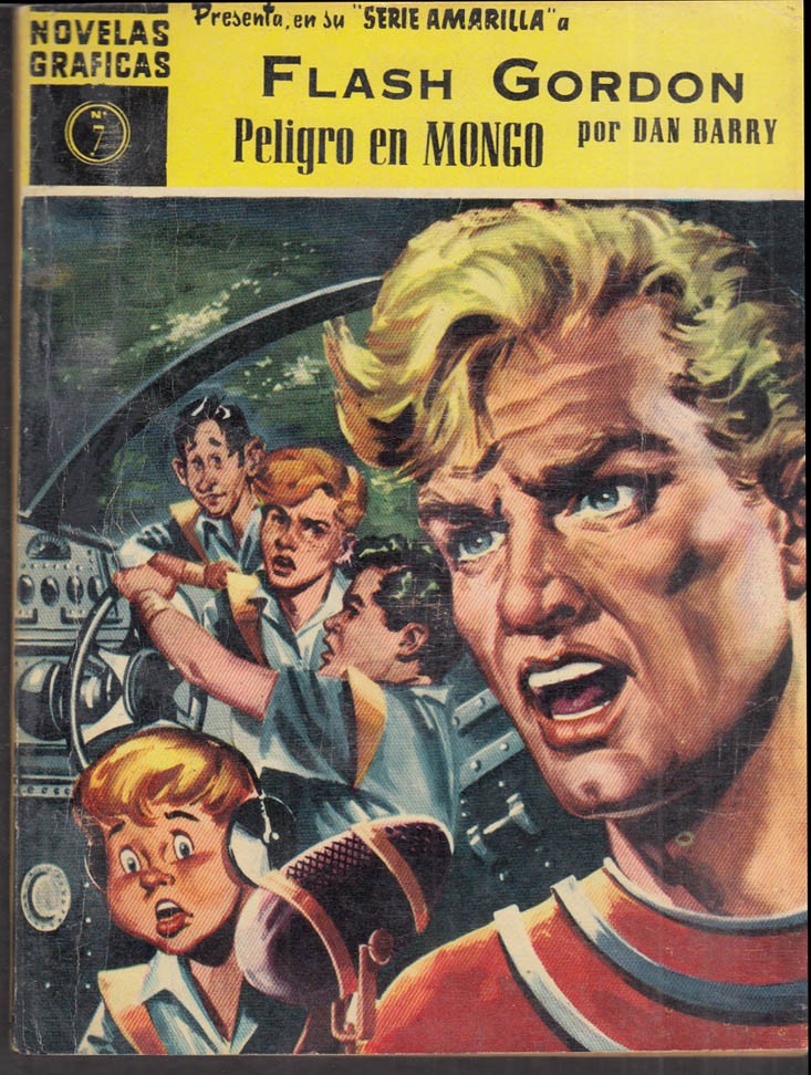 Flash Gordon: Peligro en Mongo #7 Spanish Graphic Novel 1959 by Dan Barry