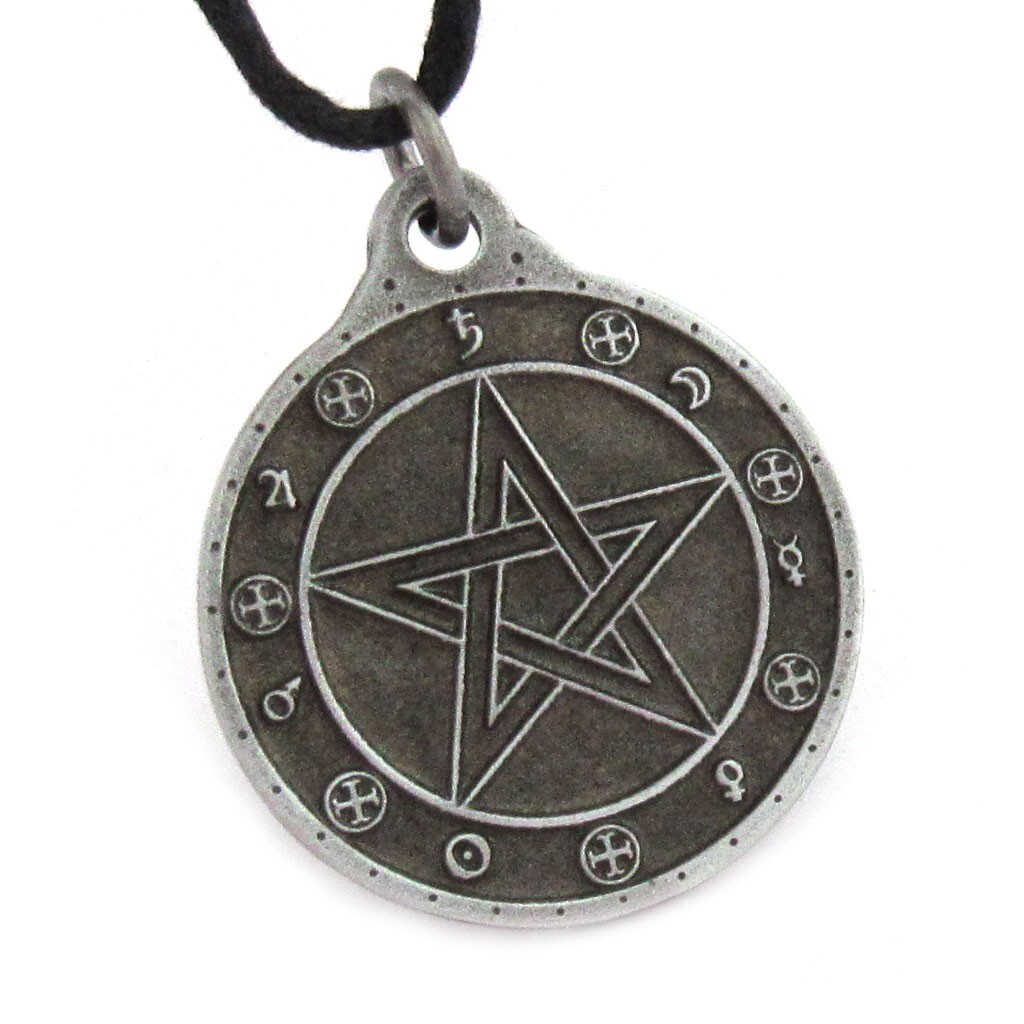 NEW Pentagram Talisman Pewter 1.25\