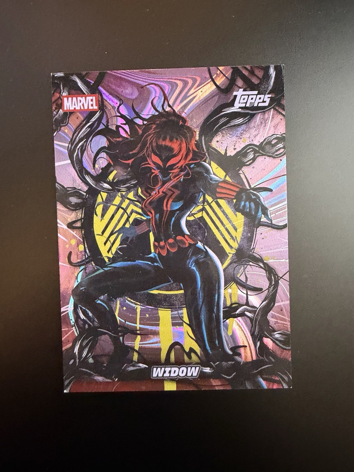 2026 Topps Marvel Mint Widow MS-29 Mass Symbiote Takeover