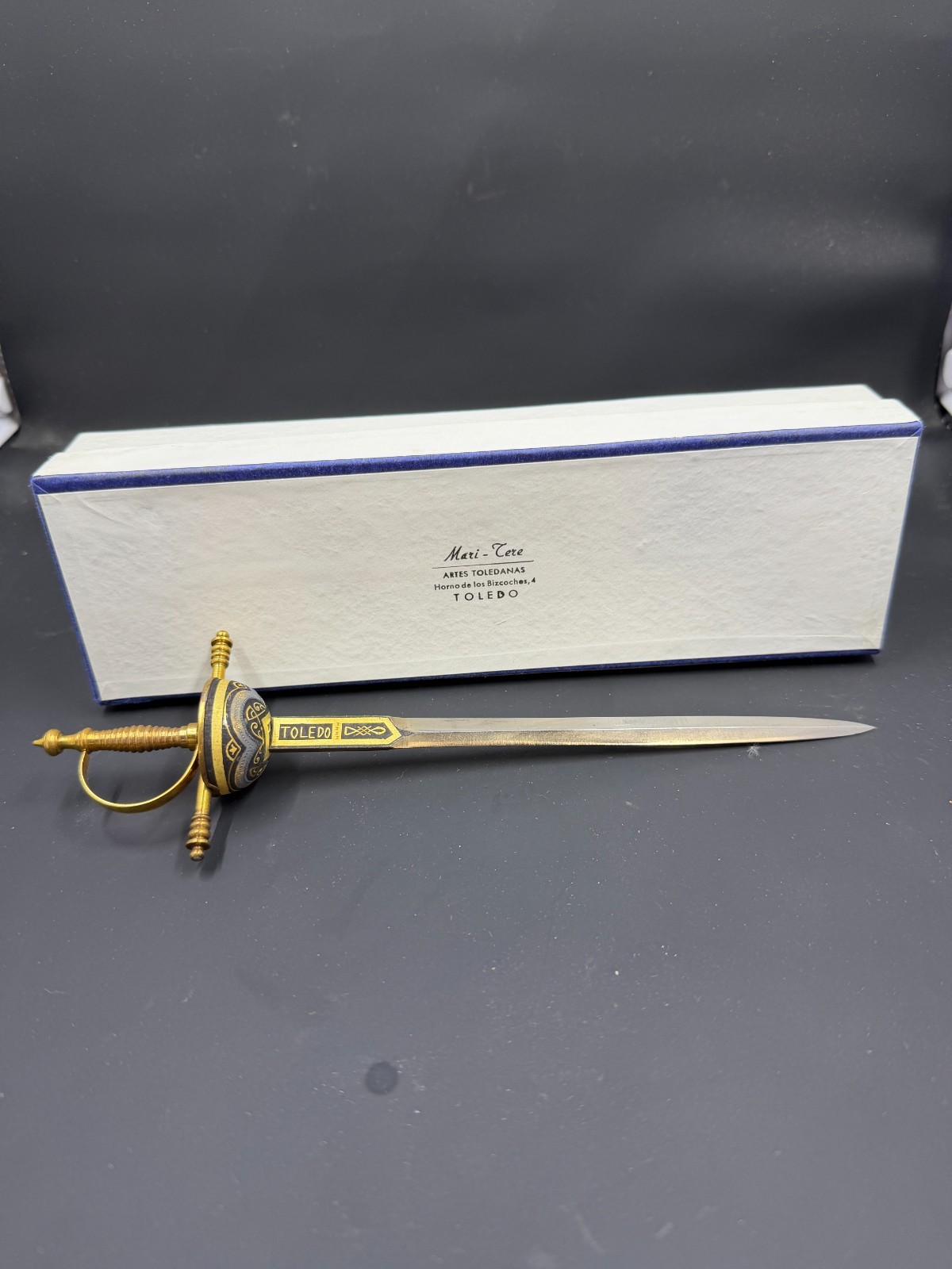 Vintage Toledo Spain Letter Opener Mati-Cere Artes Toledanas 8.5\