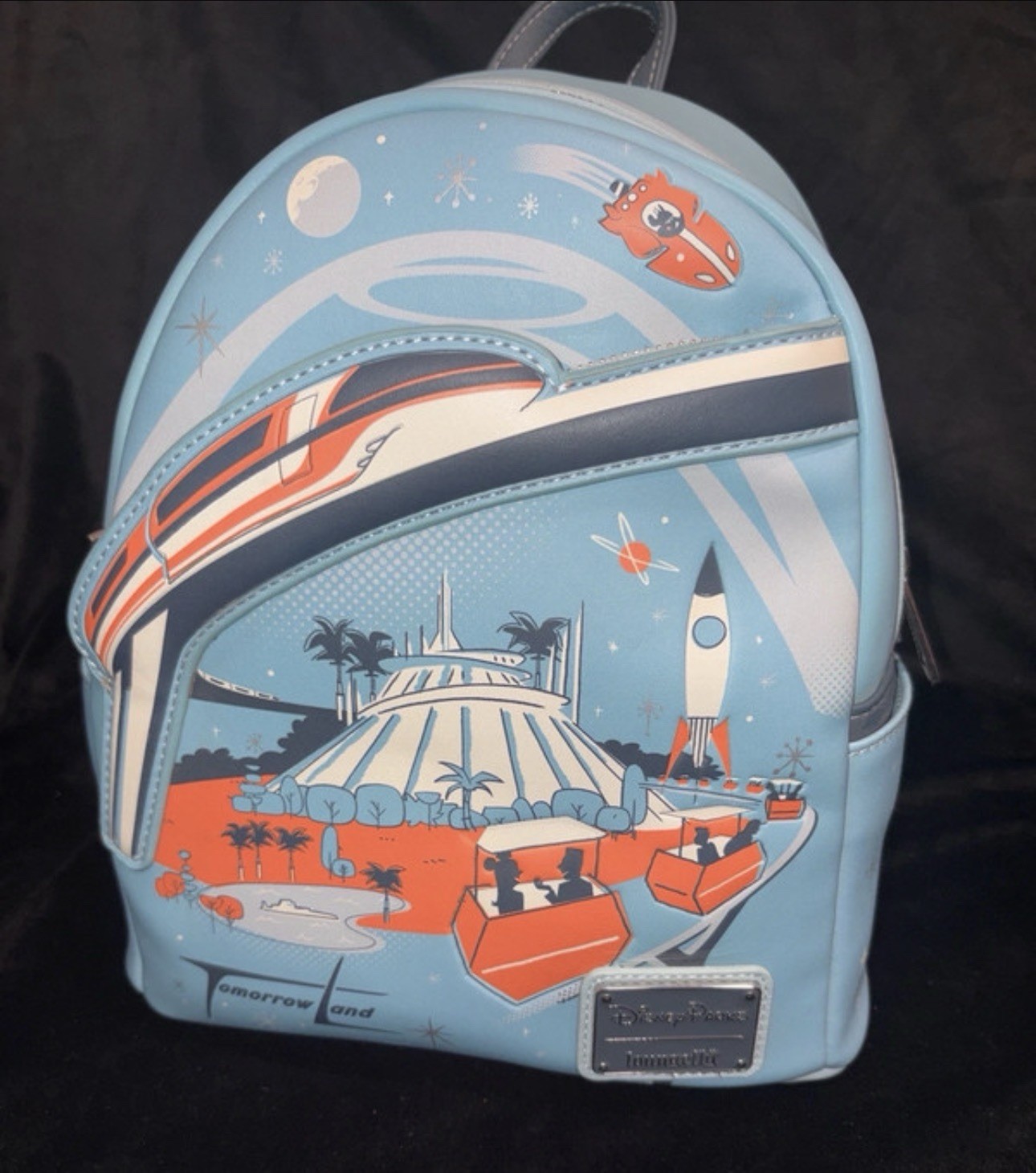 New Without Tags Disneyland Loungefly Disney Parks Tomorrowland Mini Backpack