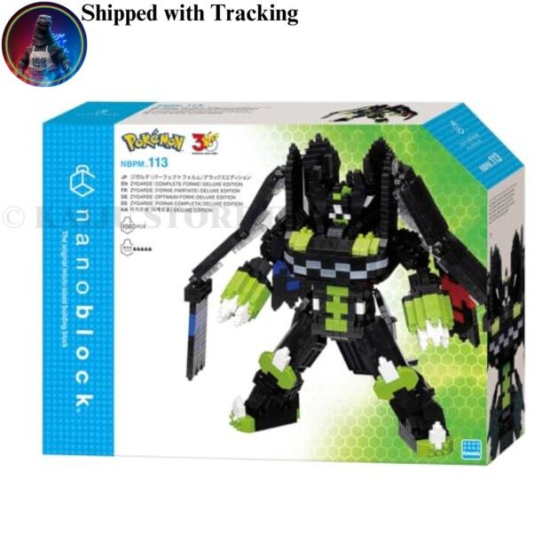 Pokemon Zygarde Complete Forme Nanoblock Deluxe Edition NBPM 113 Kawada Blocks