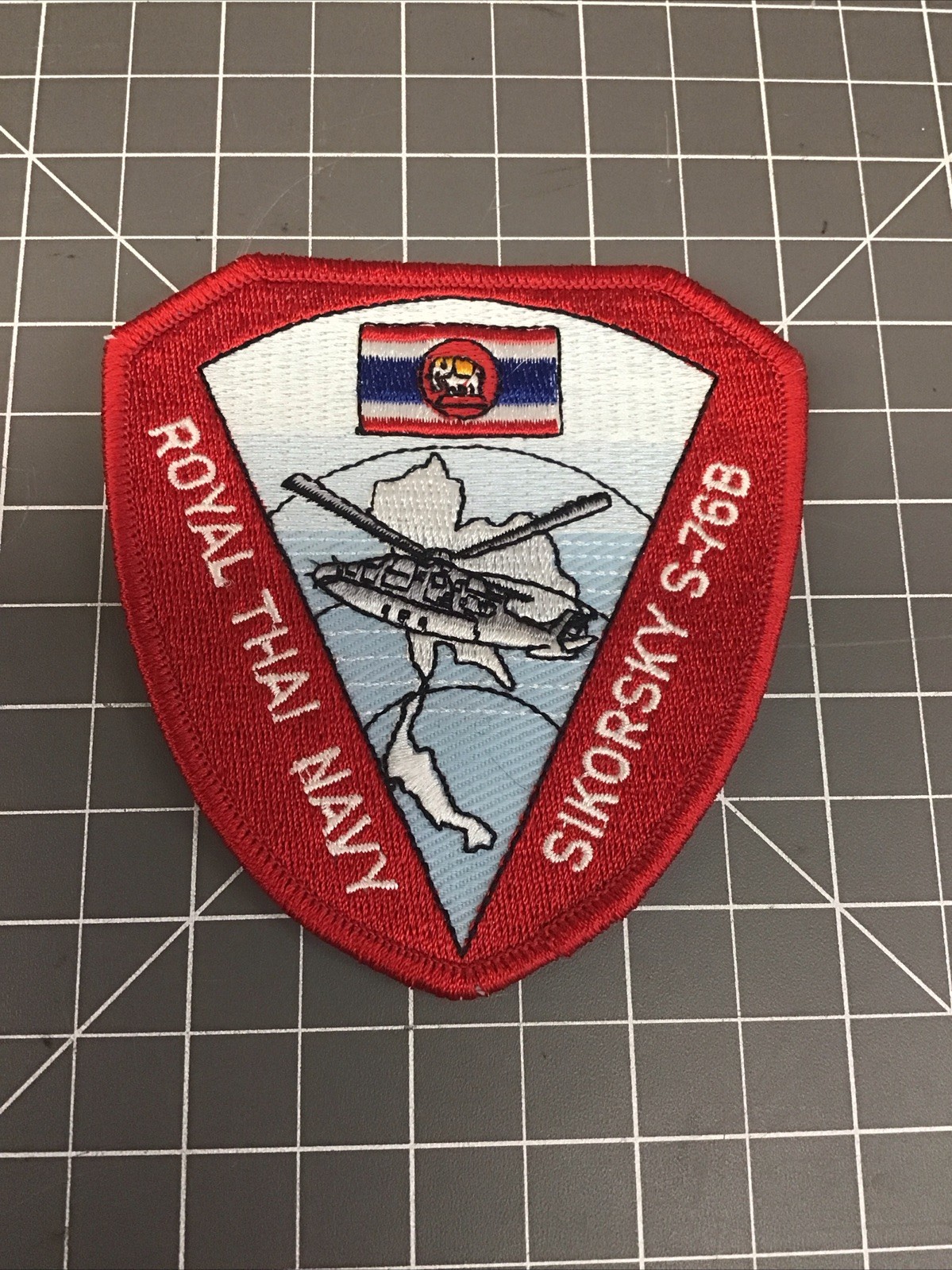 Royal Thai Navy Sikorsky S-76B Helicopter Patch New JJ-4 Royal Thai Navy Sikorsky S-76B Helicopter Patch New JJ-4