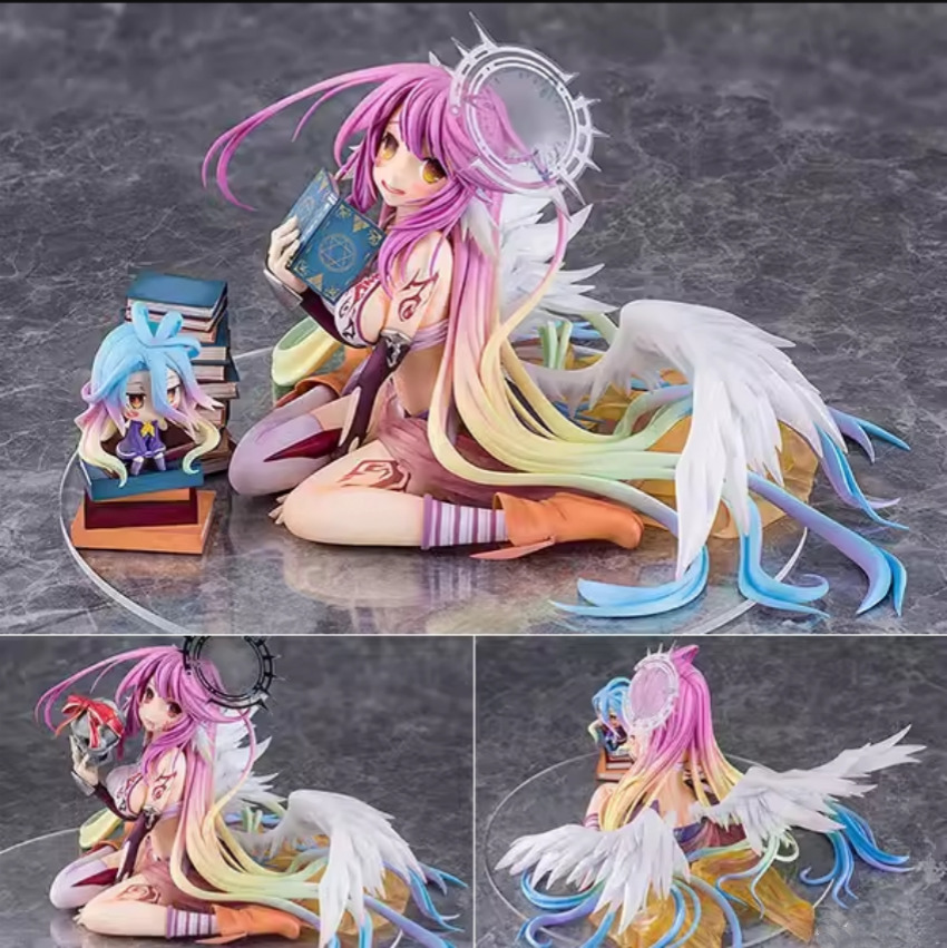 Anime No Game No Life Jibril 1/7 Scale Figure Model Toy Great War Ver. In Box