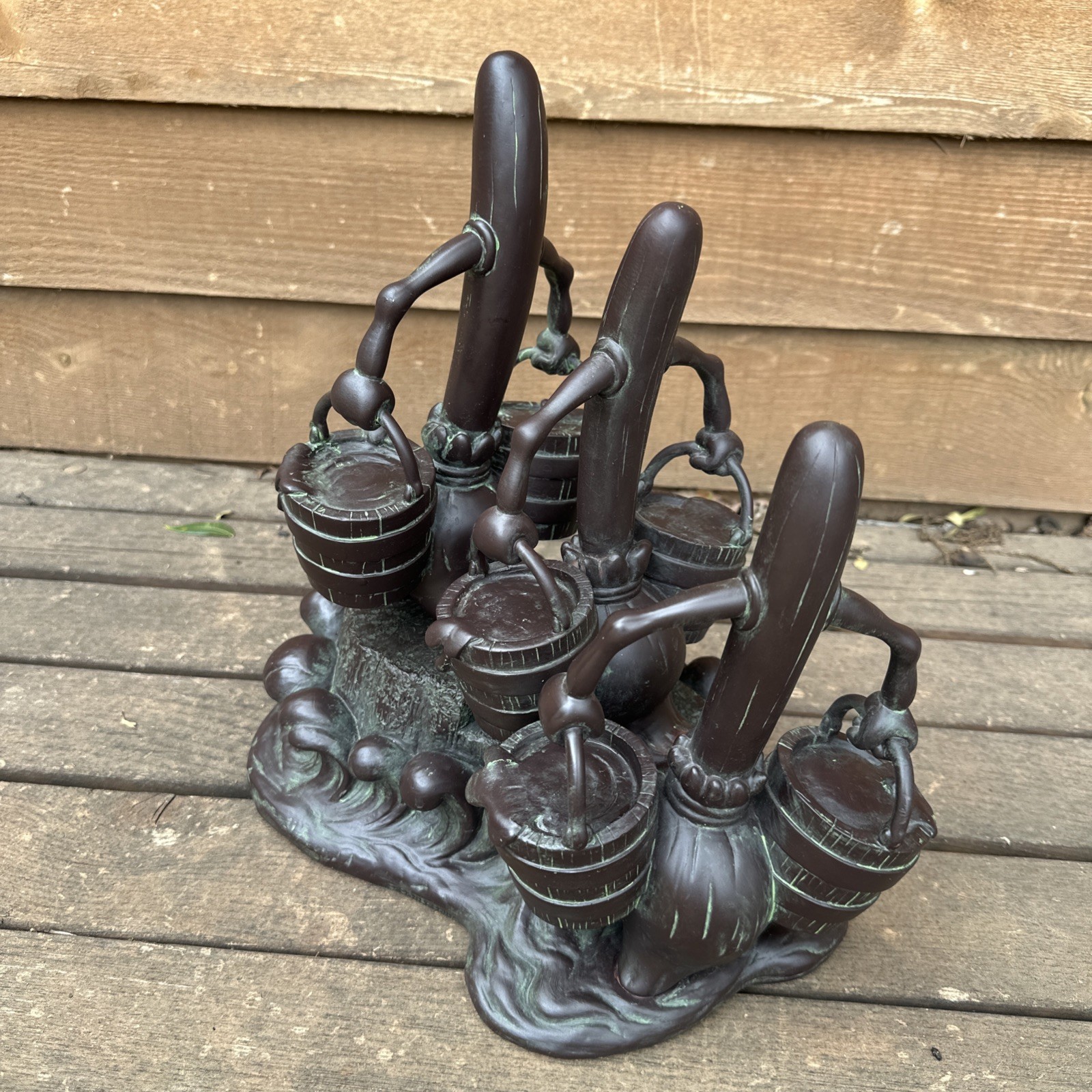 Disney Fantasia Broom Brigade Garden Collection Sorcerers Apprentice 2008 13x14 Disney Fantasia Broom Brigade Garden Collection Sorcerers Apprentice 2008 13x14
