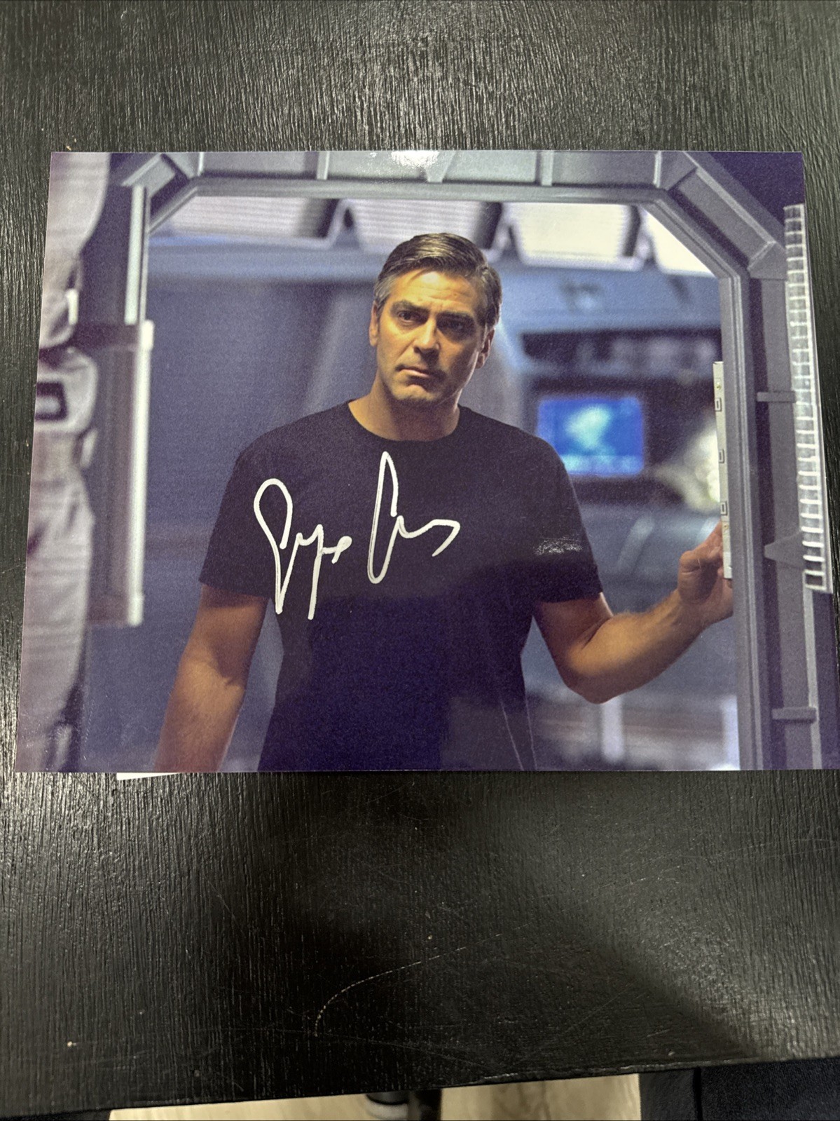George Clooney Signed 8x10 Photo Gravity Solaris COA George Clooney Signed 8x10 Photo Gravity Solaris COA