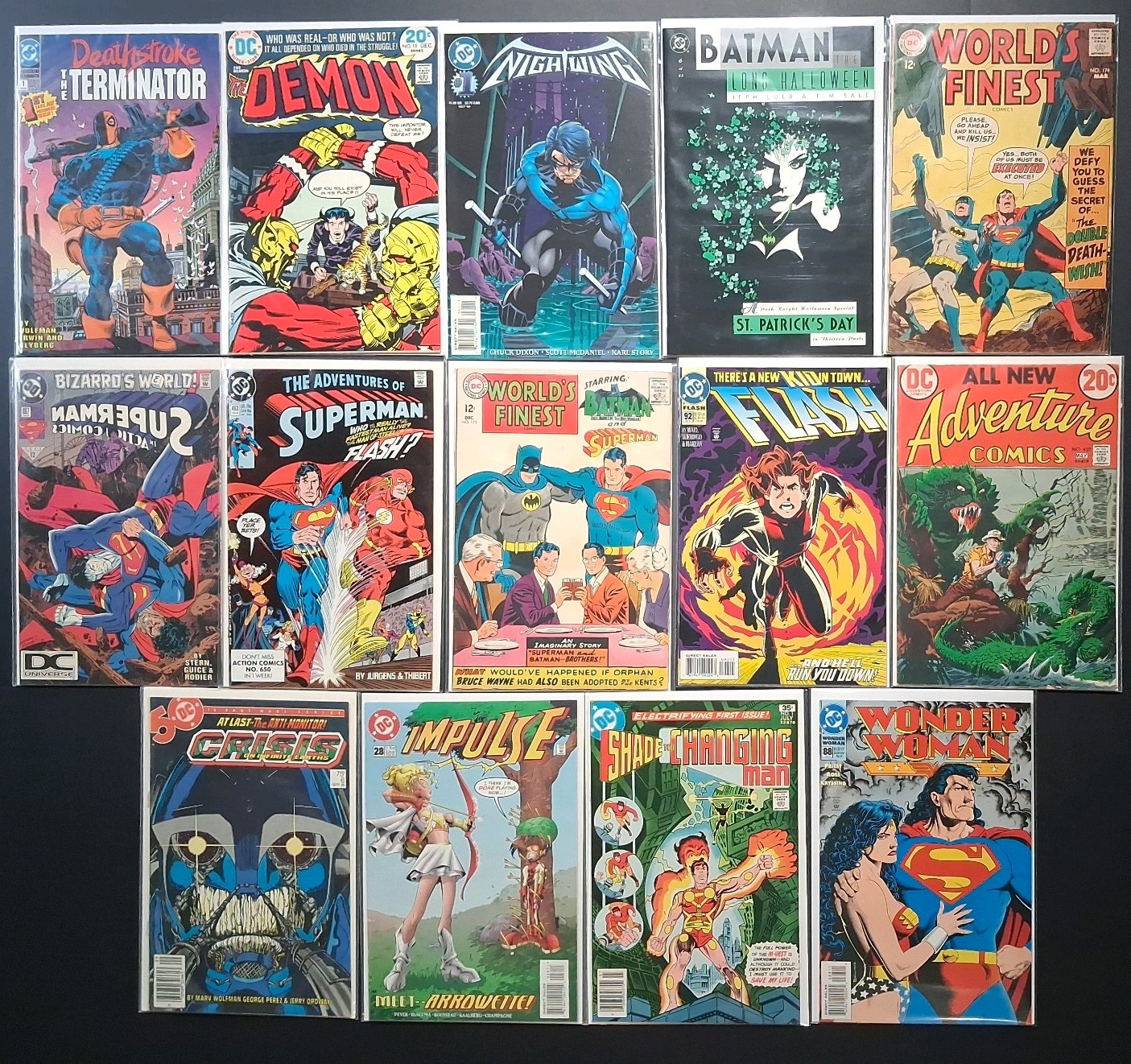 DC Comic Book Lot Key First Appearance