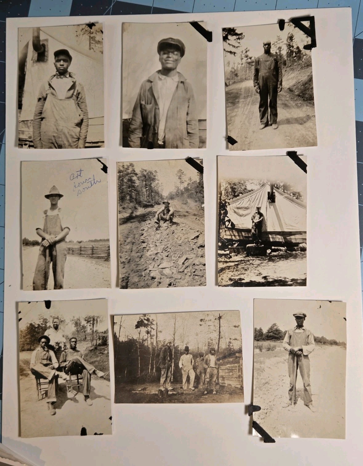 Vintage 1920s 30s African American Workers Labor Photo Lot 9 Snapshots