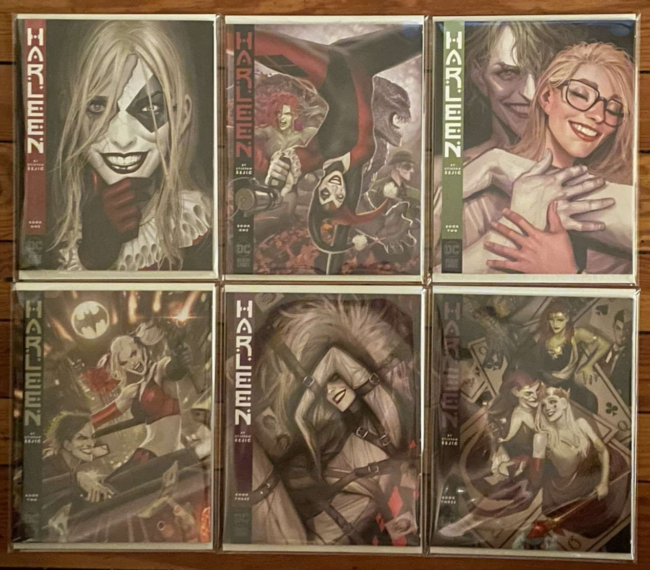 Harleen #1-3, 2 Complete Sets (Cvr A and Variant) DC Black Label 2019 NM Harleen #1-3, 2 Complete Sets (Cvr A and Variant) DC Black Label 2019 NM