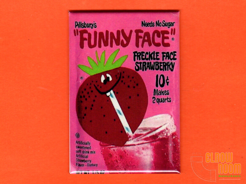 Funny Face Freckle Face Strawberry art 2x3\