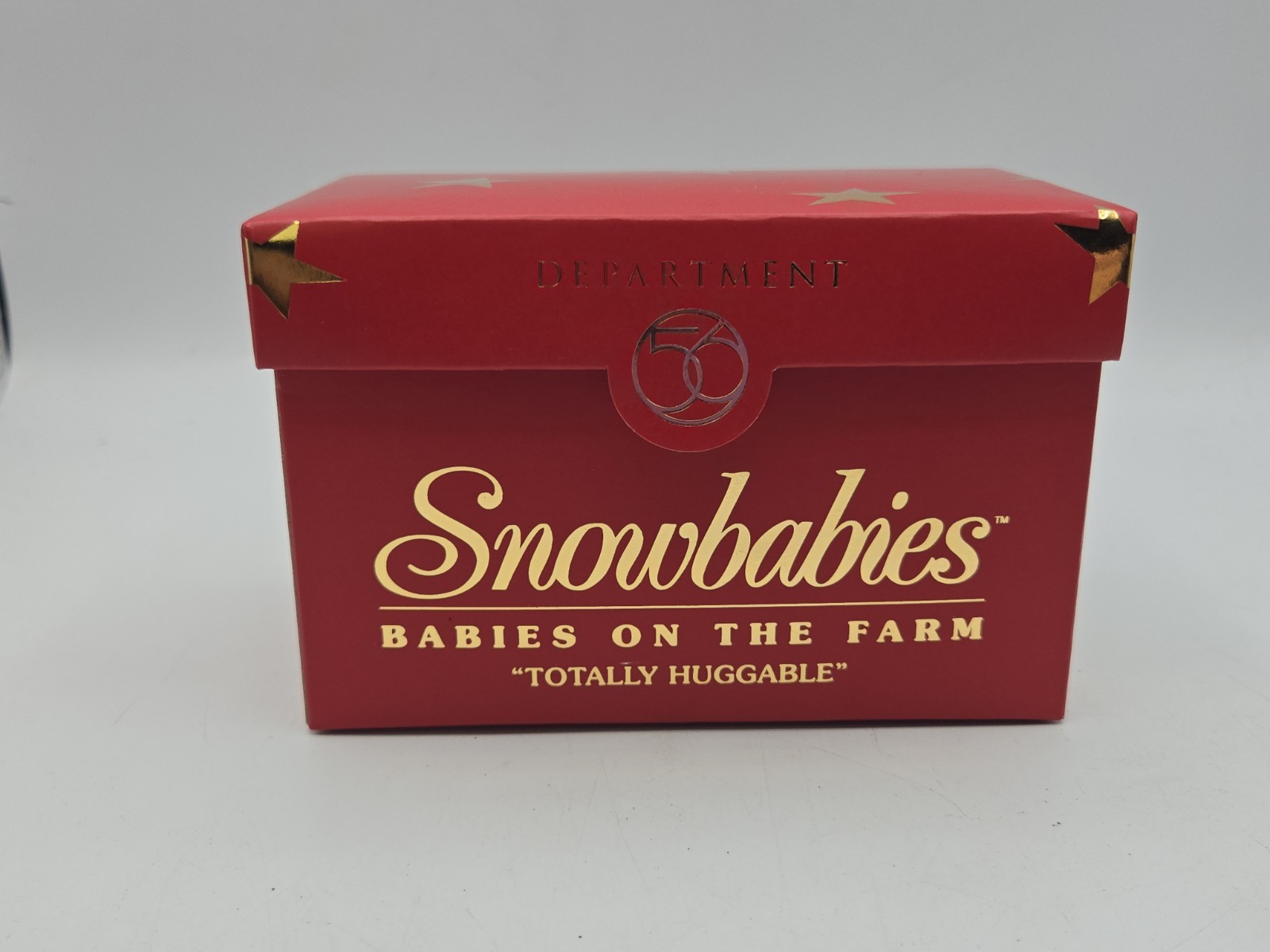 2002 Department 56 Snowbabies Babies On The Farm Totally Huggable NIB