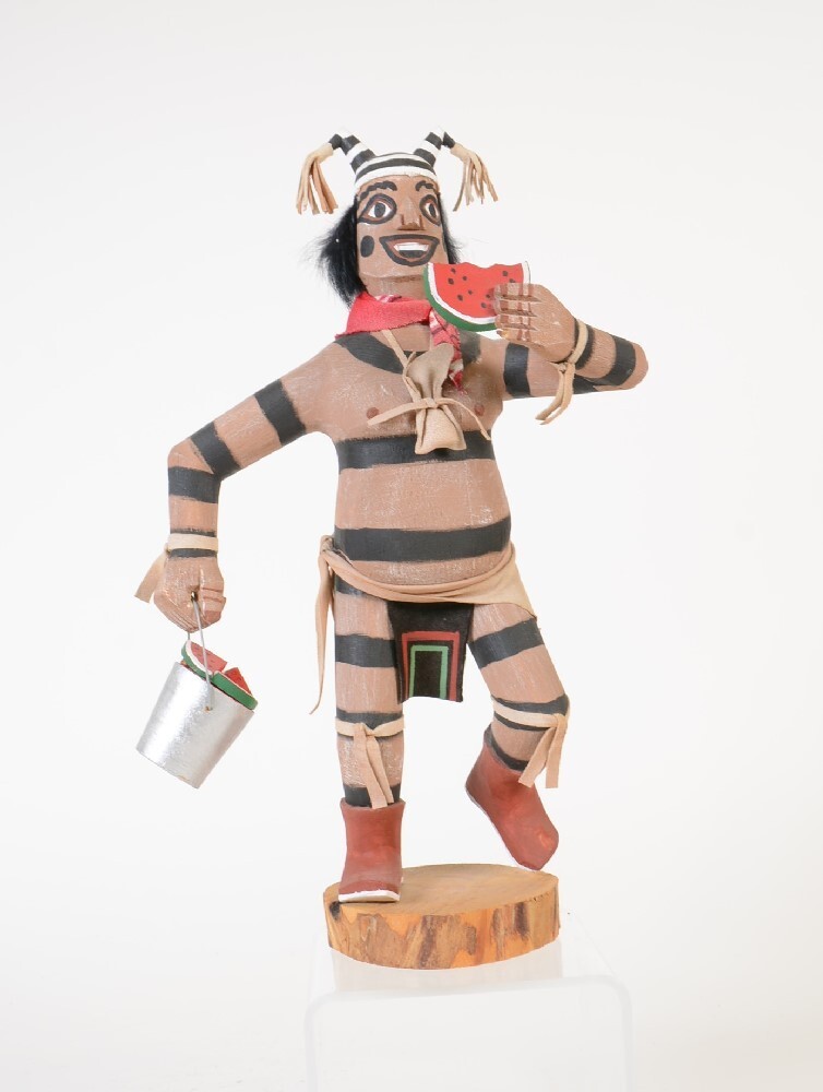 Navajo Carved Hopi Hano Clown Kachina