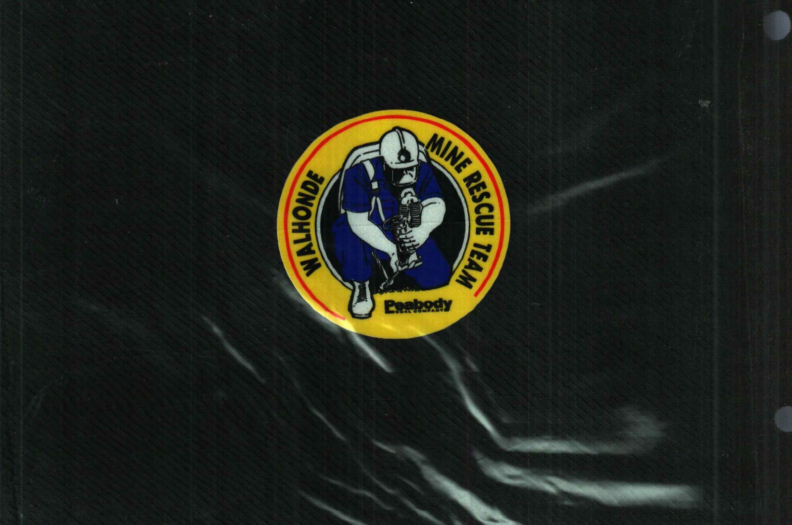  NICE MINE RESCUE WALHONDE WV. PEABODY  COAL CO. COAL MINING STICKERS # 212 