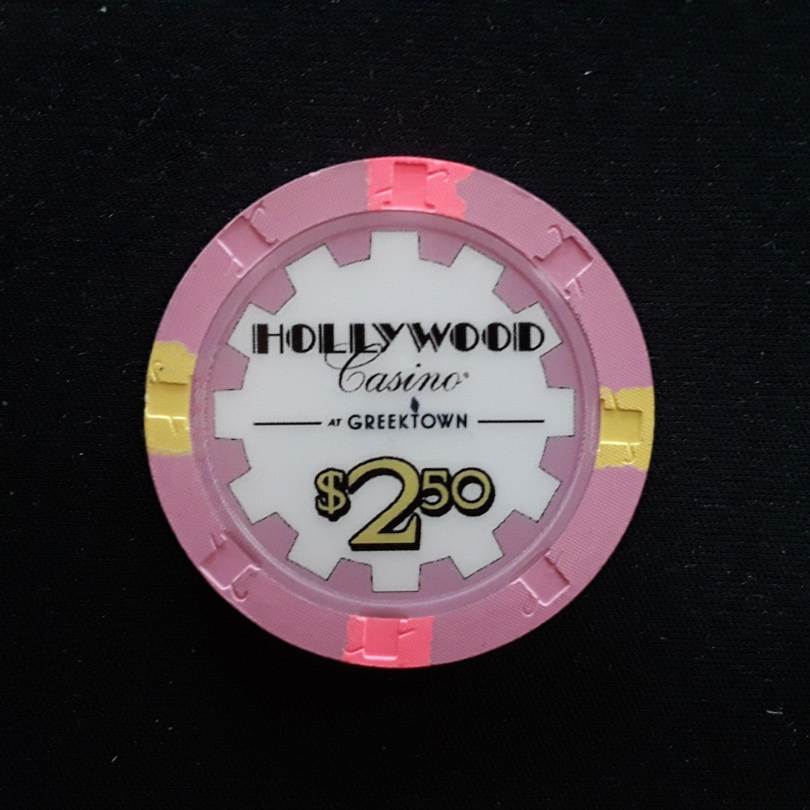 HOLLYWOOD AT GREEKTOWN $2.50 CASINO CHIP DETROIT MI MICHIGAN ****UNC****