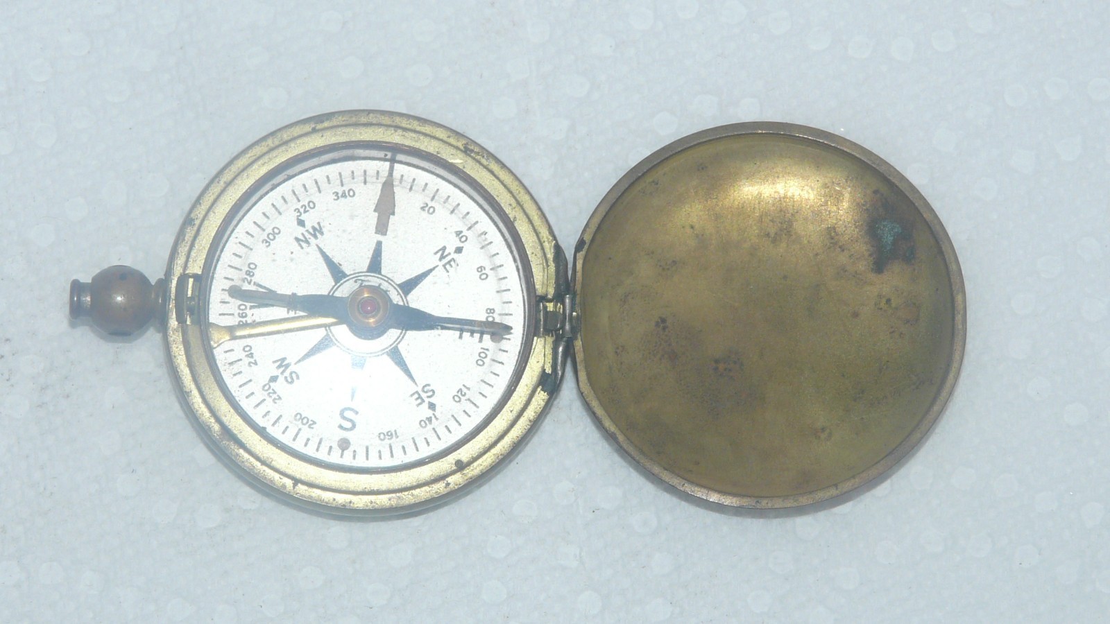Vintage WWII U.S.C.E.  (U.S. Corps of Engineers) Brass Field Compass by TAYLOR