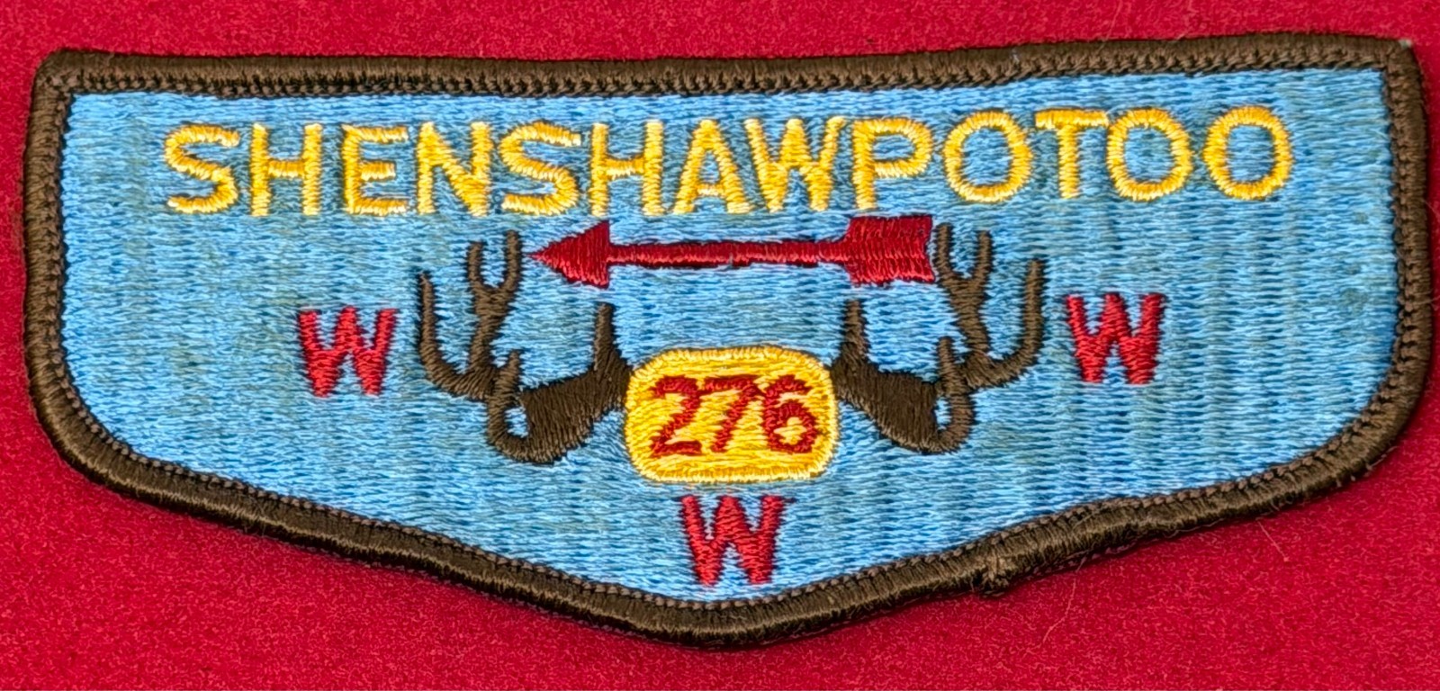 Vintage SHENSHAWPOTOO #276 Order of the Arrow Flap Patch