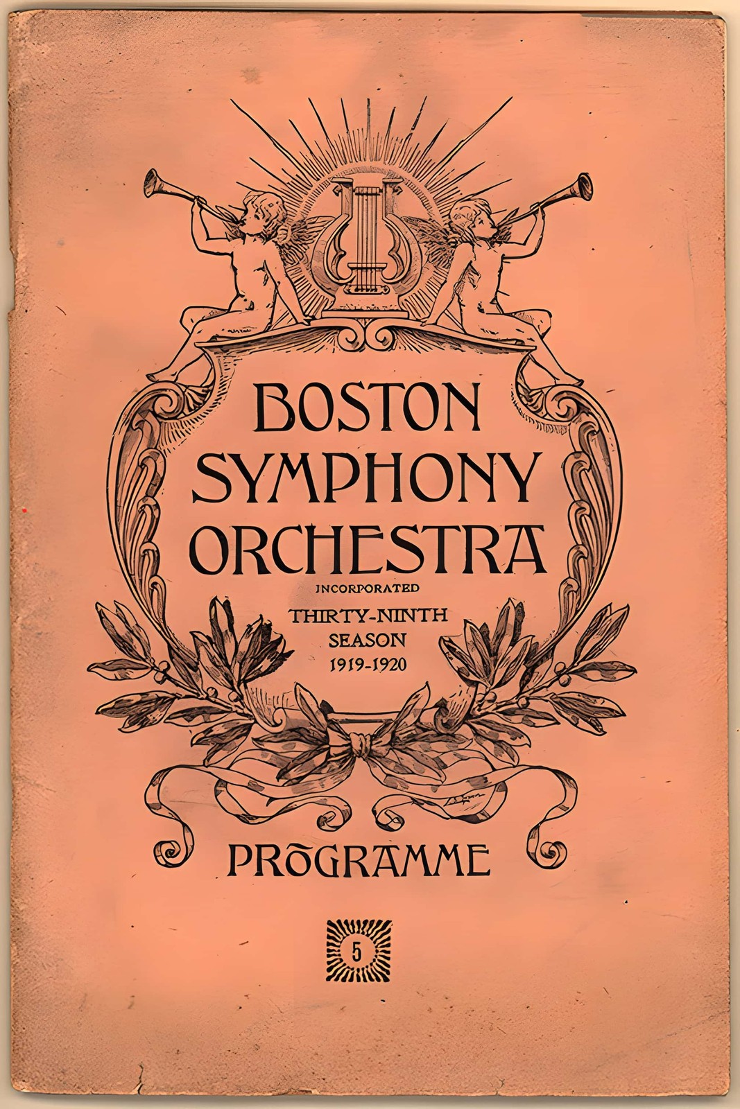 🎵 Boston Symphony Orchestra Poster - 1919 Vintage Style 🎶 Hi-Res💎 Print