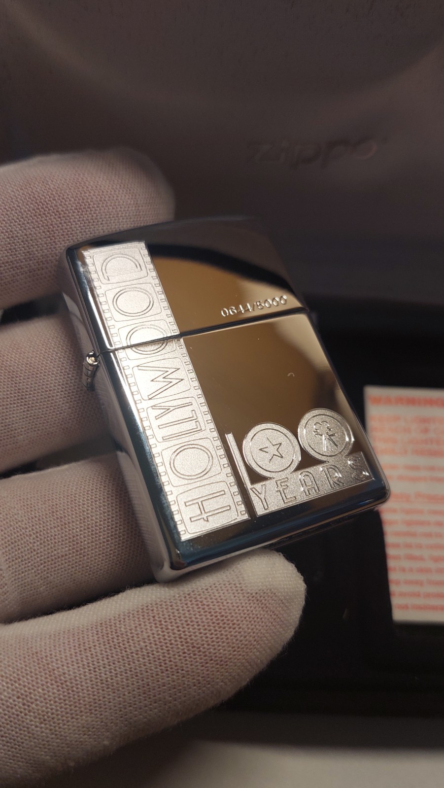 The rarest lighter Zippo 100 Years of Hollywood 2003 Anniversary New 644/5000