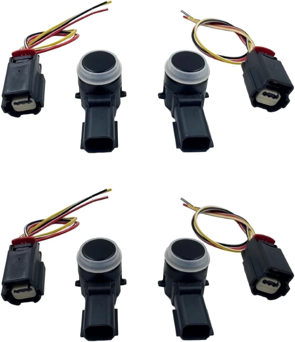 4Pcs Bumper Park Assist Object Sensor with Connector Fit for Cadillac for Chevy 4Pcs Bumper Park Assist Object Sensor with Connector Fit for Cadillac for Chevy