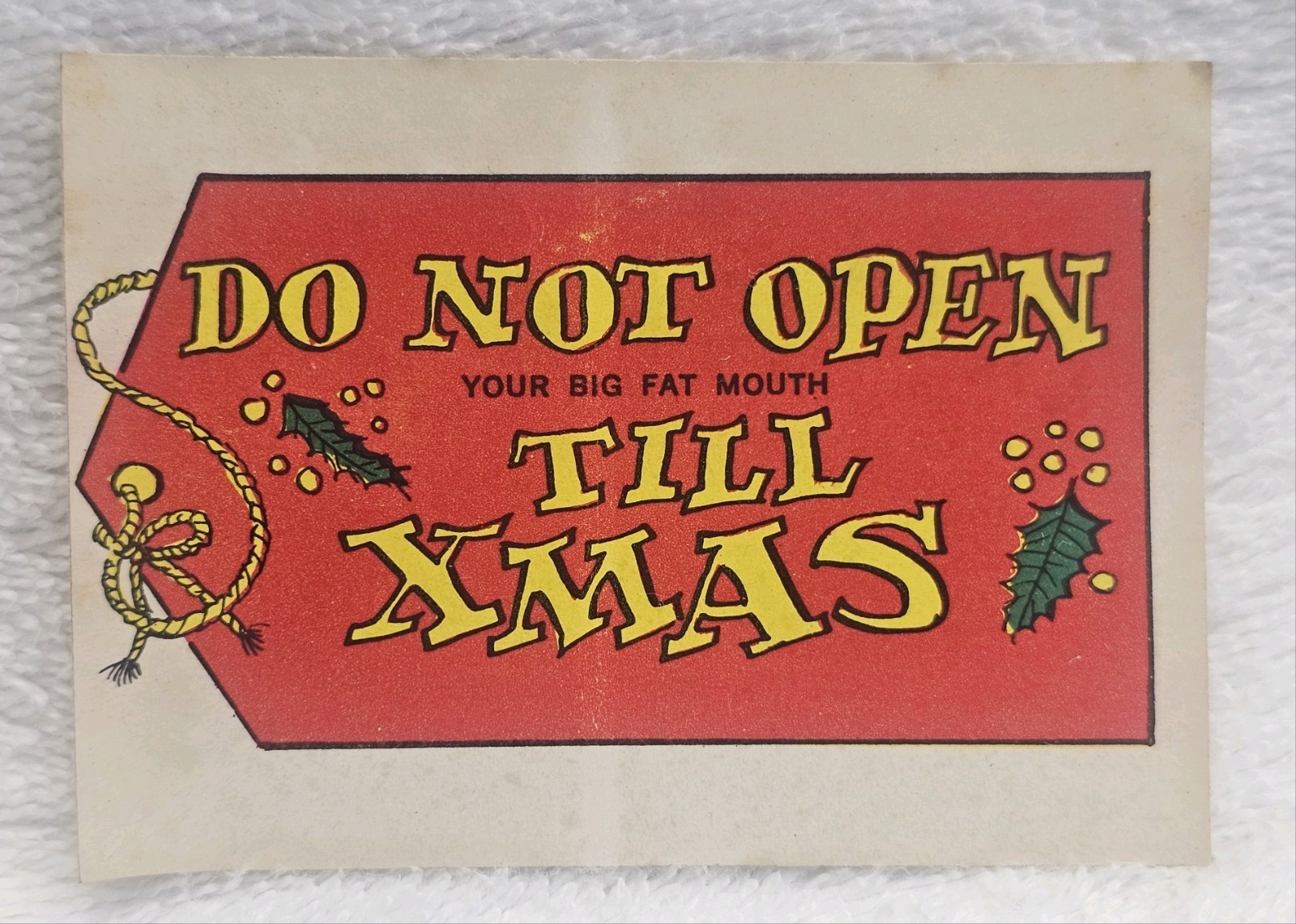 Vintage Impko Funny Luggage Sticker 