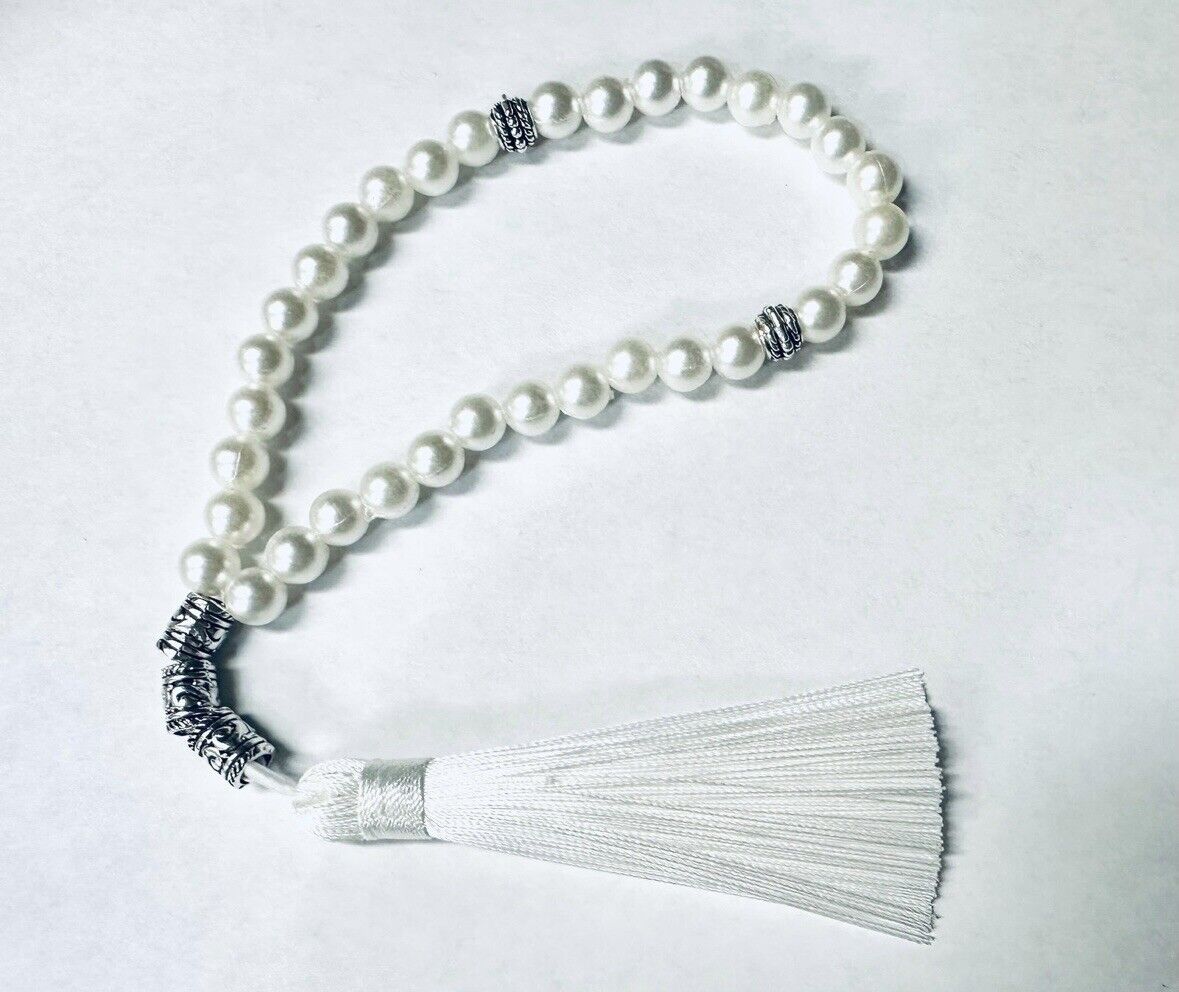 Bracelet Tasbeeh - Tespih- 33 Faux Pearl Beads