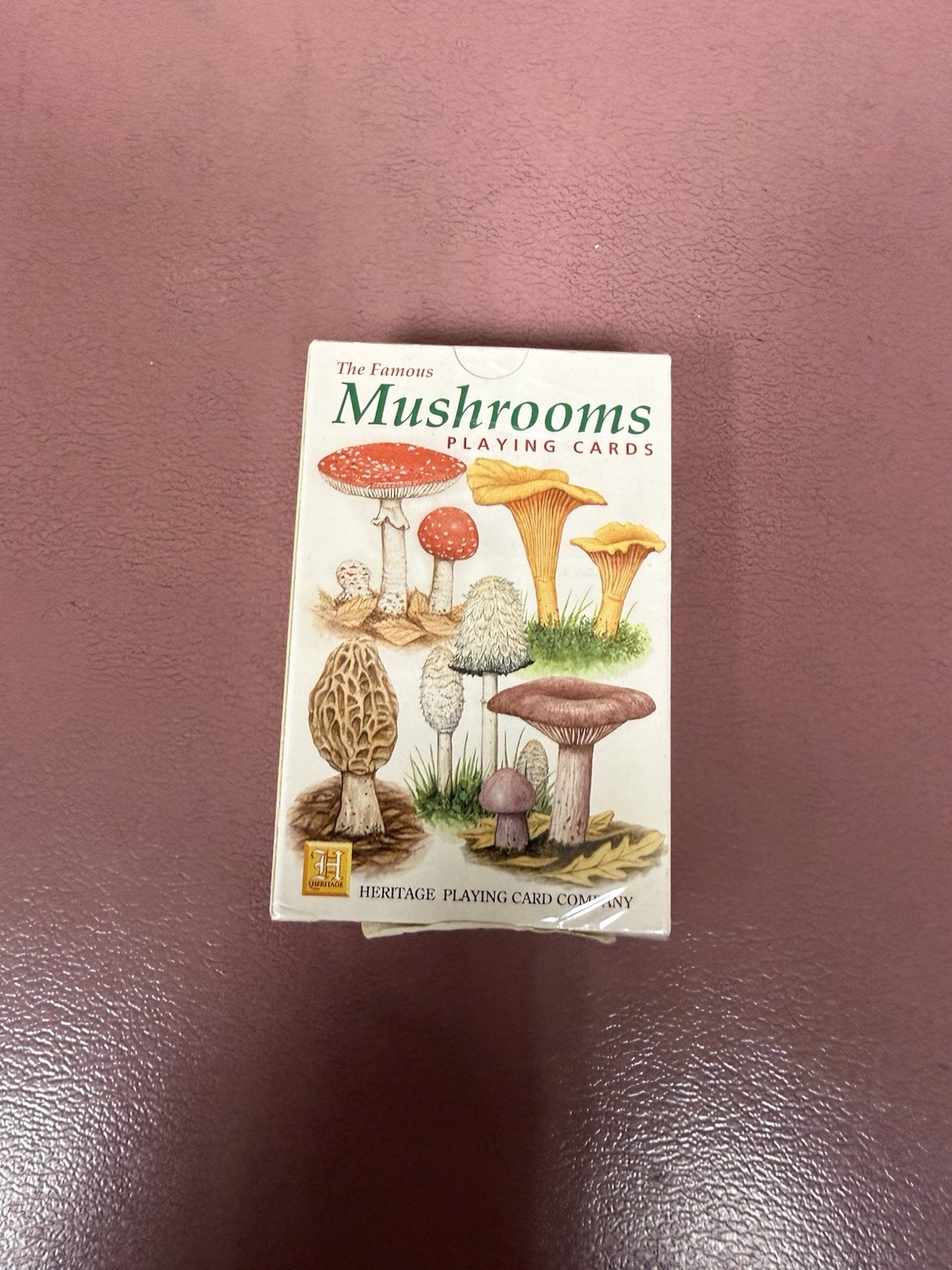 VTG. 1999 The Famous Mushrooms Playing Cards- Sealed First Edition TRIOVIEW 