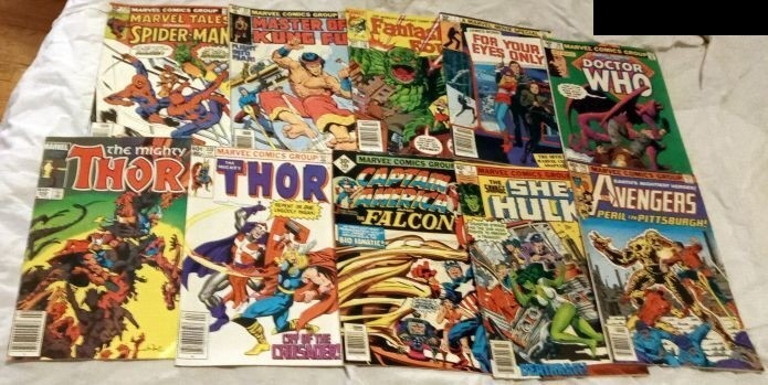 Mixed LOT OF 200 ALL Marvel DC+ Comic Book Lot most comics Mid 70\'s to 2023
