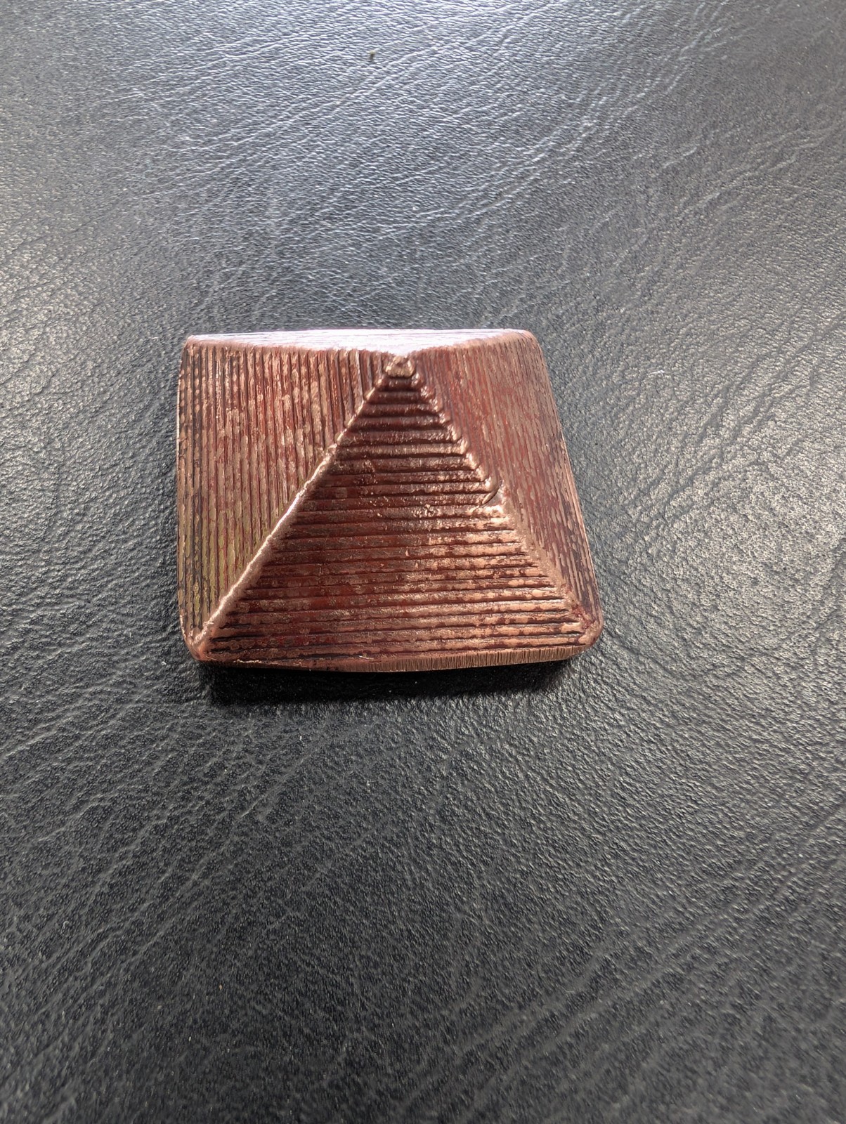 Copper Pyramid Solid Egyptian Cast Paper Weight ManCave Luck Gift Copper Pyramid Solid Egyptian Cast Paper Weight ManCave Luck Gift