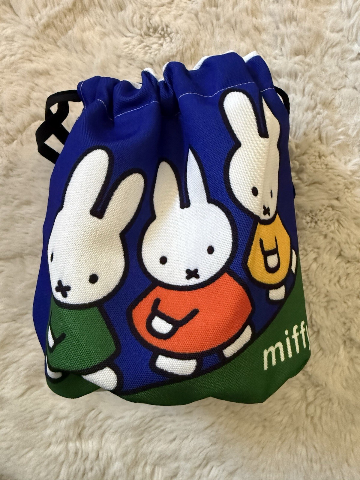 New Miffy Drawstring Lunch Storage Bag. Combine & Save Shipping $$