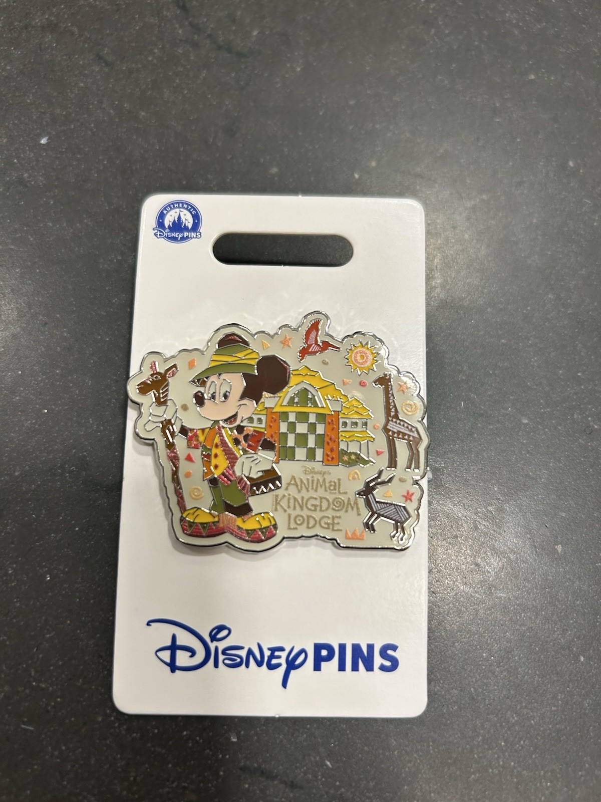 Disney Parks Mickey Mouse Safari Disney\'s Animal Kingdom Lodge Pin