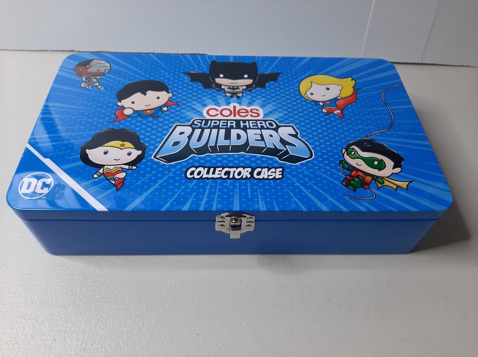 Coles DC Super Hero Builders Collector Case + 36 Builders