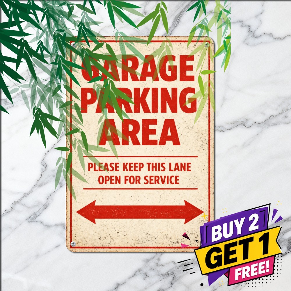 Vintage Pride Parking Only Metal Sign Funny Reserved Driveway Tin Plaque 8x12