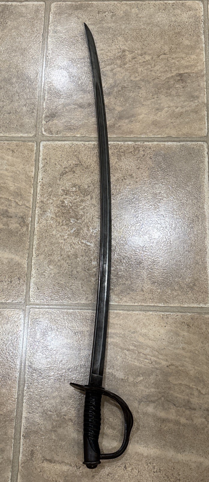 WWI 1906 Ames US Cavalry Saber A.S. Co Flaming Bomb Original Grip M1906 Sword