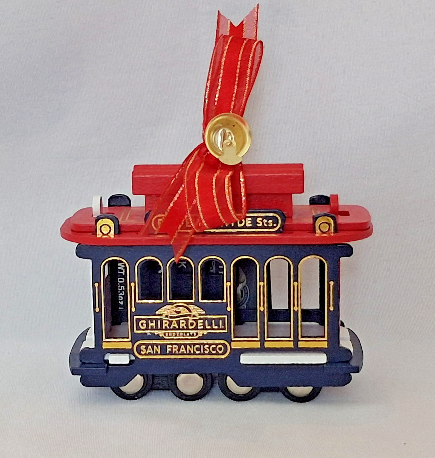 Ghirardelli Chocolate San Francisco Street Trolley Car Powell & Hyde STS 4\