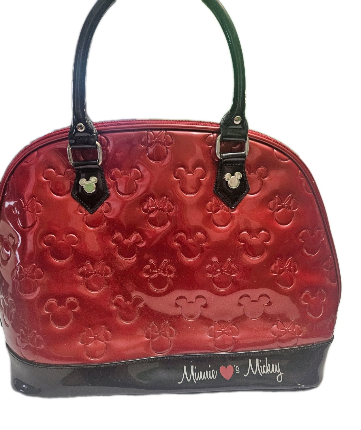 Disney Loungefly Minnie Loves Mickey Purse Tote Handbag Red Disney Loungefly Minnie Loves Mickey Purse Tote Handbag Red