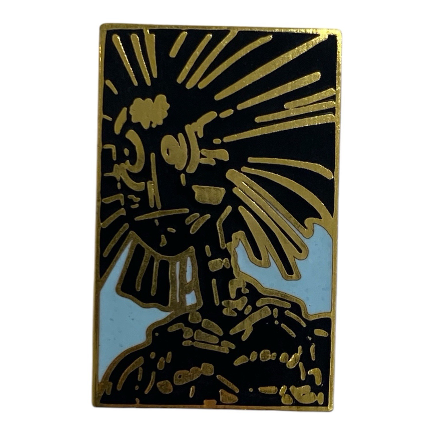 VTG 1989 MARVEL COMICS PLANET STUDIOS X-MEN WARLOCK PIN BADGE #080 NEW MUTANTS
