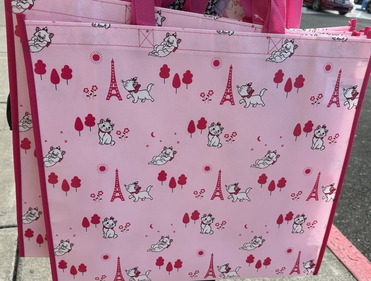 Disney Aristocats Reusable Tote Bag, XL, NEW
