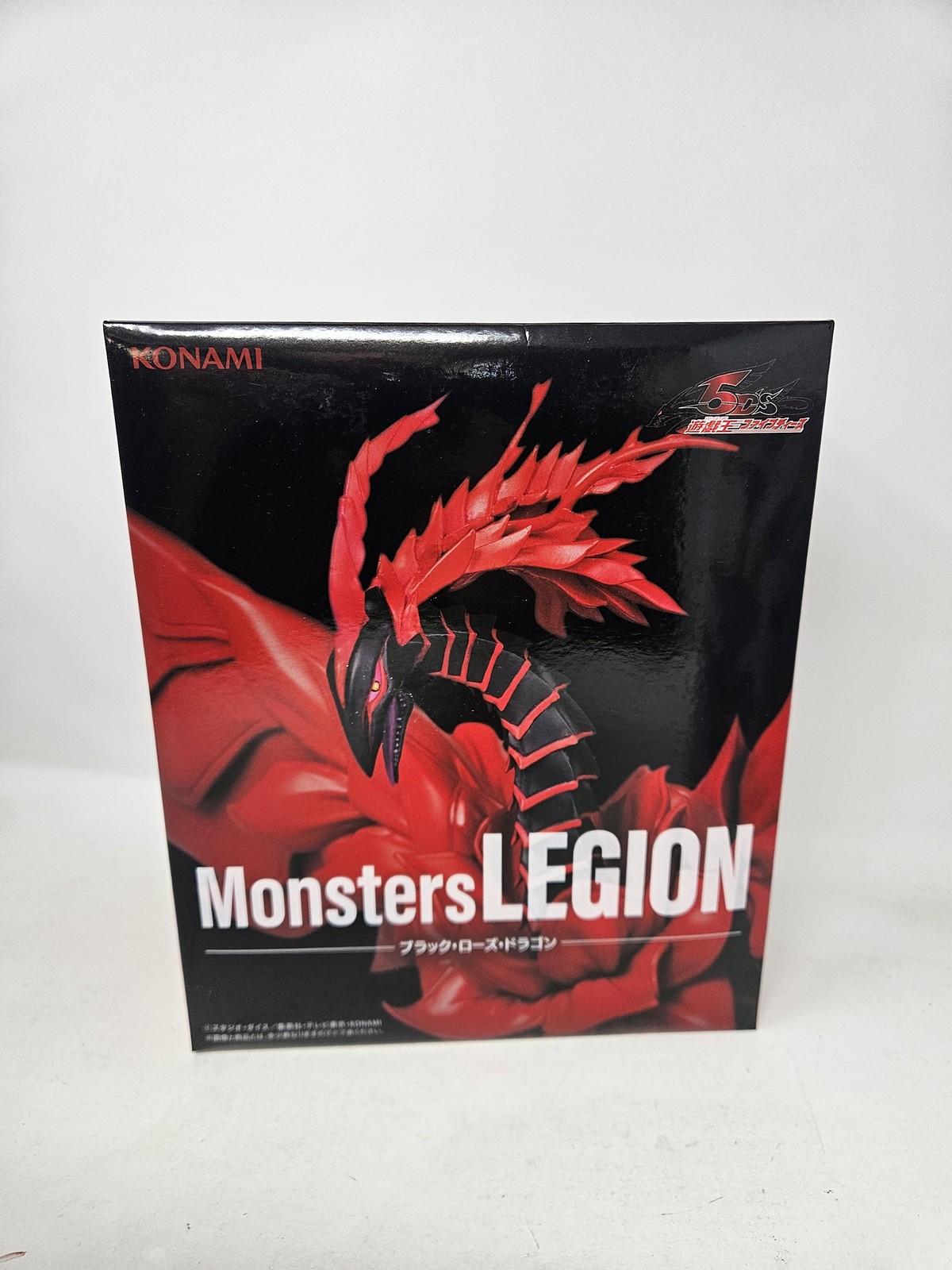Yu-Gi-Oh 5D\'s Monsters Legion Black Rose Dragon Figure Statue Konami Boxed